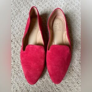 Naturalizer Women's Bold Red Suede Loafers